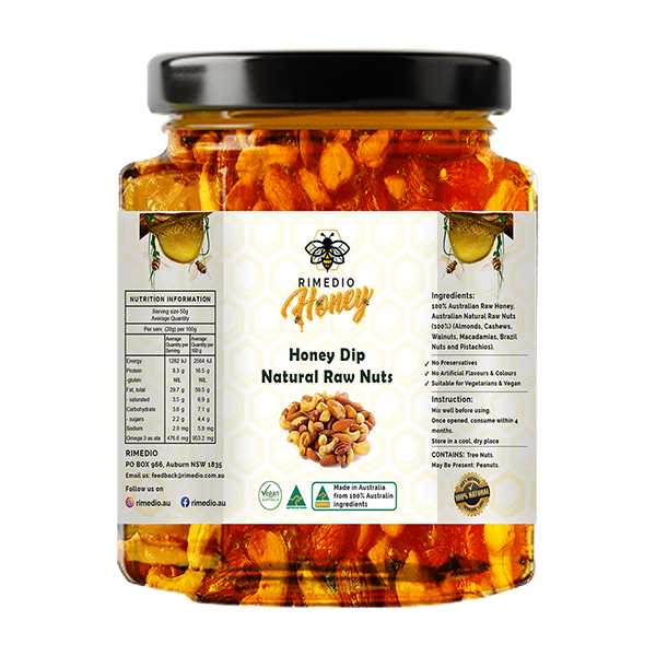 Honey Dip Natural Raw Nuts